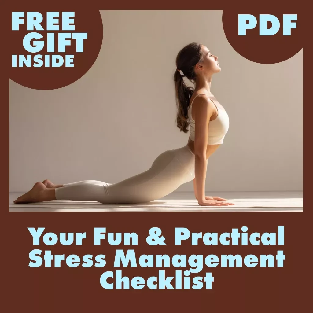 Stress Less, Smile More: Your Fun & Practical Stress Management Checklist | Digital Download Guide for Stress Management Skills