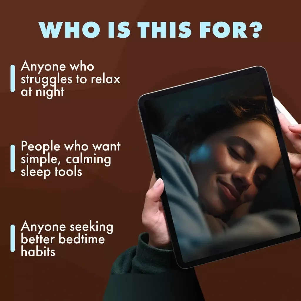 Grounding for Bedtime Overthinking Playbook | Digital Sleep Checklist | Relaxation & Mindfulness Guide