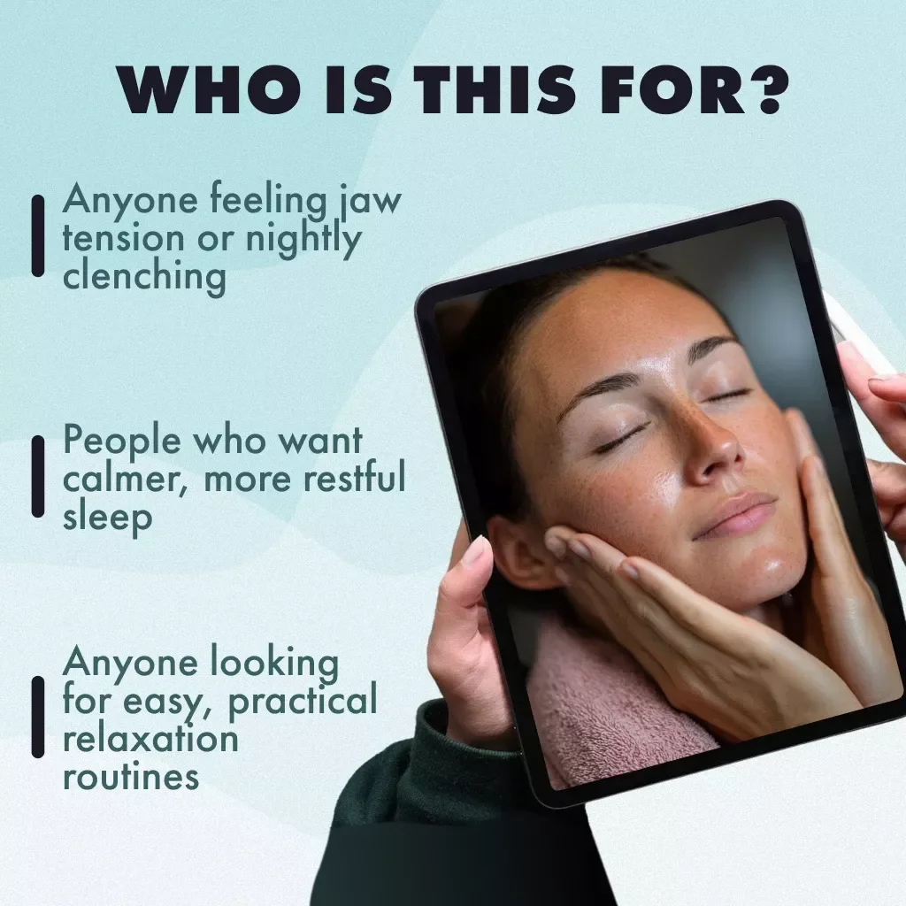 Jaw Relaxation Made Simple: A Nighttime Checklist – Digital Guide on How to Relax Your Jaw When Sleeping for Stress Relief and Better Sleep