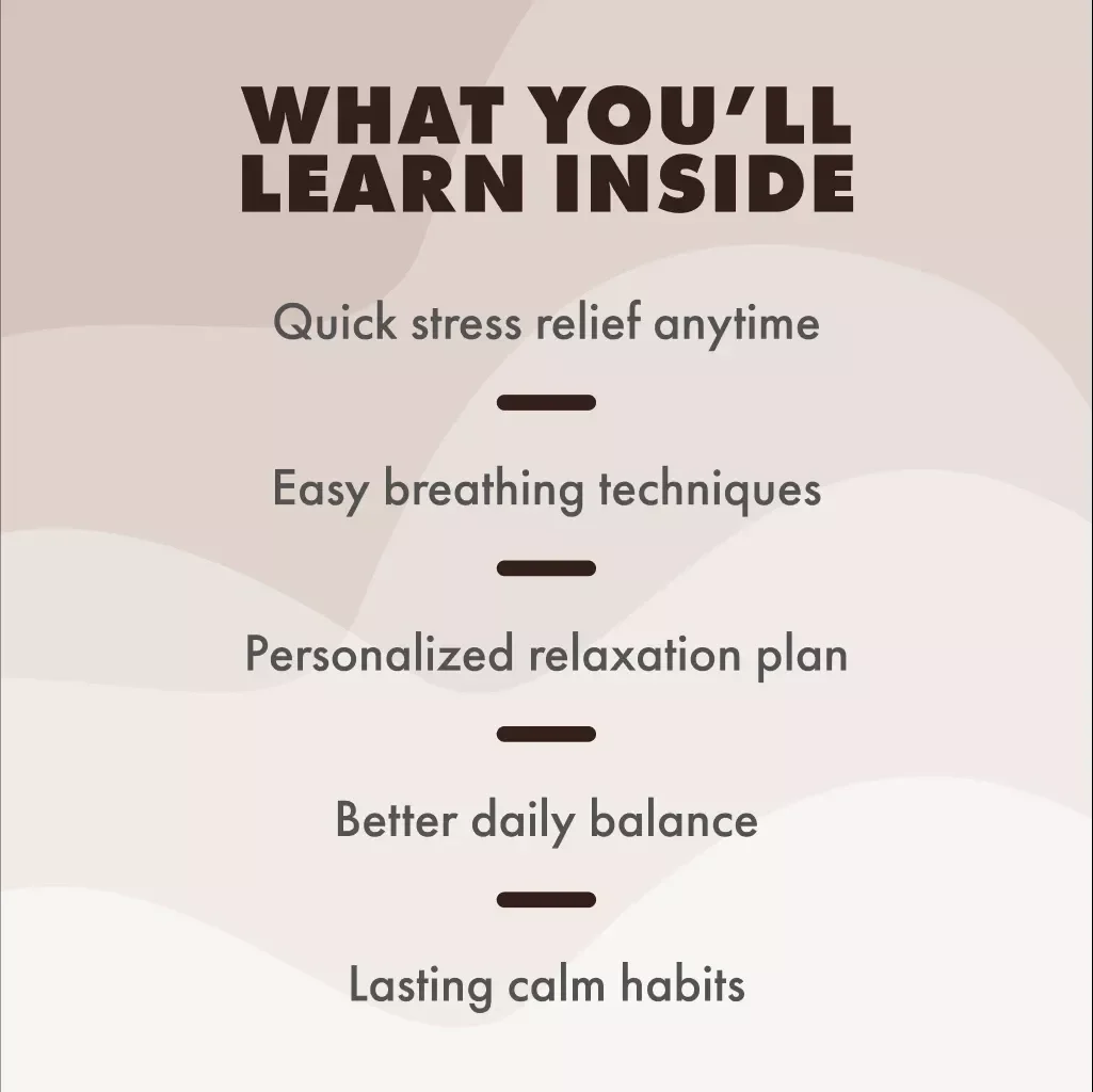 Breathe Easy and Unwind — Simple Stress Relief Exercises That Actually Work | Digital Guide for Relaxation, Mindfulness, and Everyday Calm