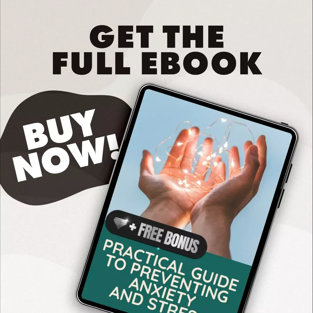 Practical Guide to Preventing Anxiety and Stress | Digital eBook & Checklist | Self-Help for Calm Living and Resilience | How to Prevent Anxiety and Stress