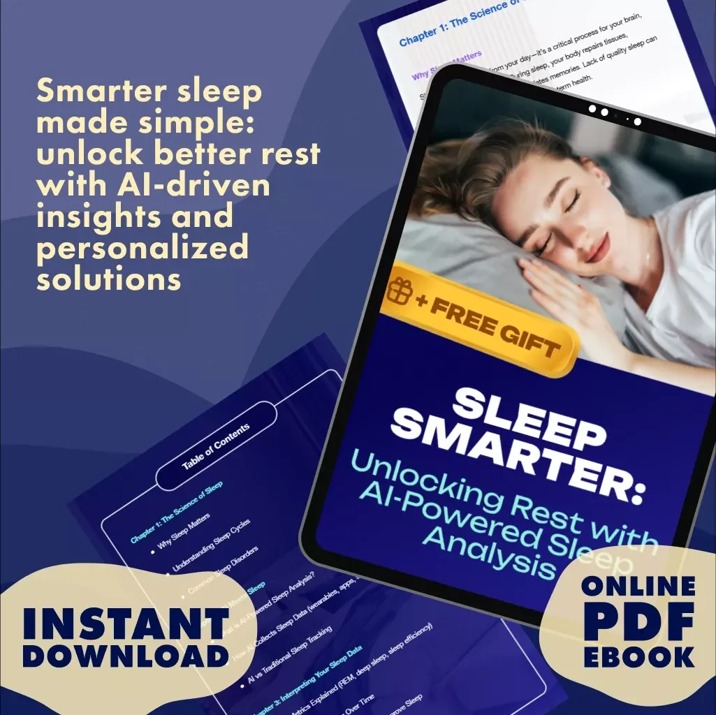 Sleep Smarter: Unlocking Rest with AI-Powered Sleep Analysis | Digital eBook for Better Sleep & Wellness | AI-Powered Sleep Pattern Analysis for Better Rest