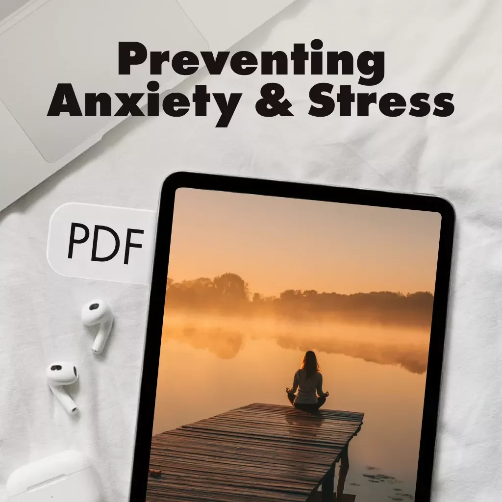 Practical Guide to Preventing Anxiety and Stress | Digital eBook & Checklist | Self-Help for Calm Living and Resilience | How to Prevent Anxiety and Stress