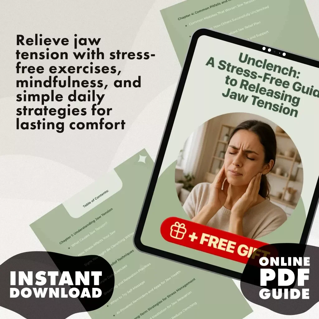 Unclench: A Stress-Free Guide to Releasing Jaw Tension | Digital Download Guide on How to Relieve Jaw Tension from Stress, Exercises, Breathing, Self-Massage & Long-Term Strategies
