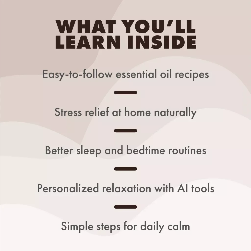 DIY Aromatherapy for a Perfect Wind-Down | Relaxation Guide | Stress Relief Essential Oils | Digital Download eBook & Recipes