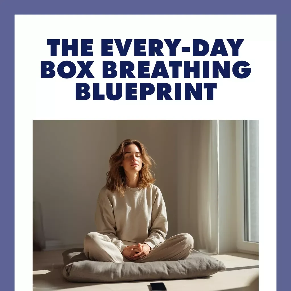 The Every-Day Box Breathing Blueprint: Calm Focus in Just Four Steps | Stress Relief Guide, Digital Download, eBook, Checklist