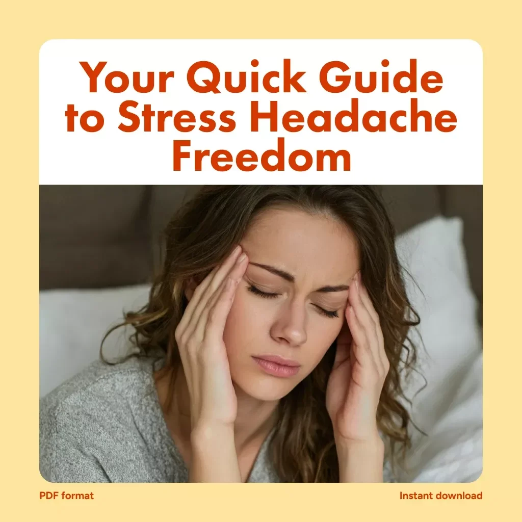 Instant Relief: Your Quick Guide to Stress Headache Freedom | Digital Download Guide | How to Relieve Stress Headache Immediately