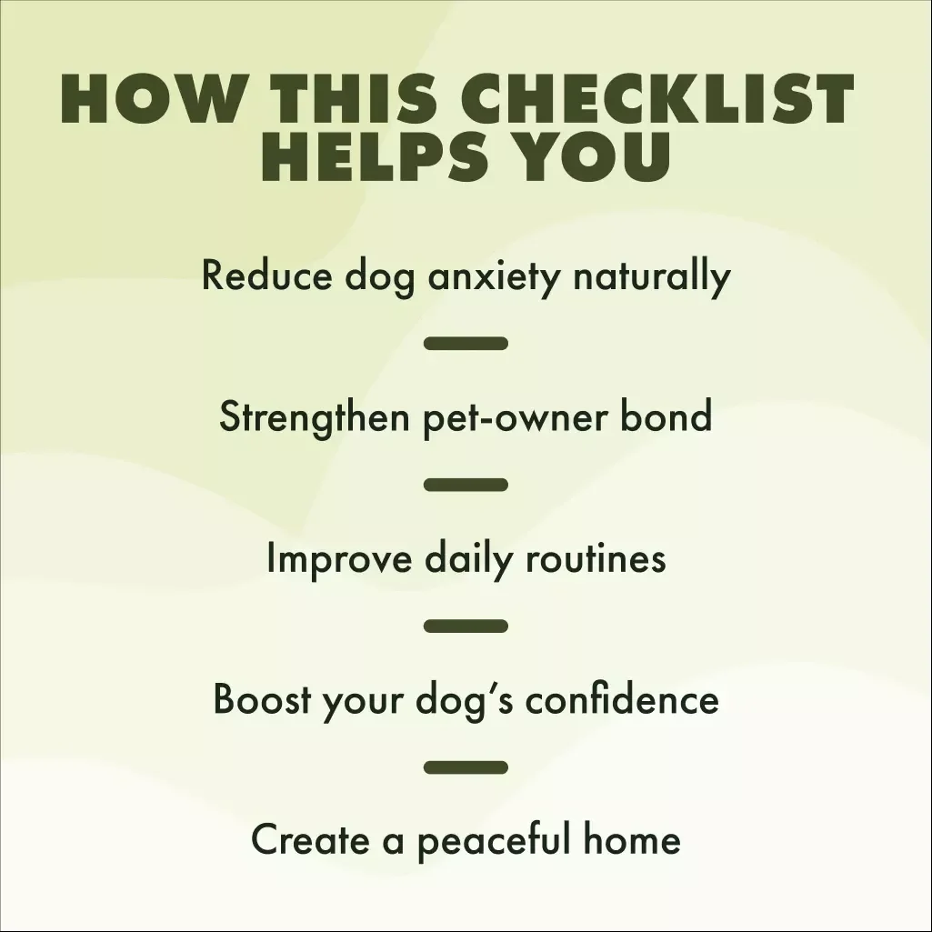 Chill Your Pup Out: The Ultimate Canine Stress Relief Checklist | Dog Anxiety Relief | Puppy Calming eBook & Digital Download Guide for Stress-Free Pets