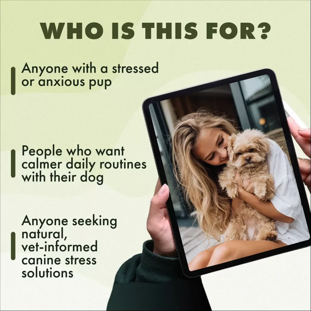 Chill Your Pup Out: The Ultimate Canine Stress Relief Checklist | Dog Anxiety Relief | Puppy Calming eBook & Digital Download Guide for Stress-Free Pets