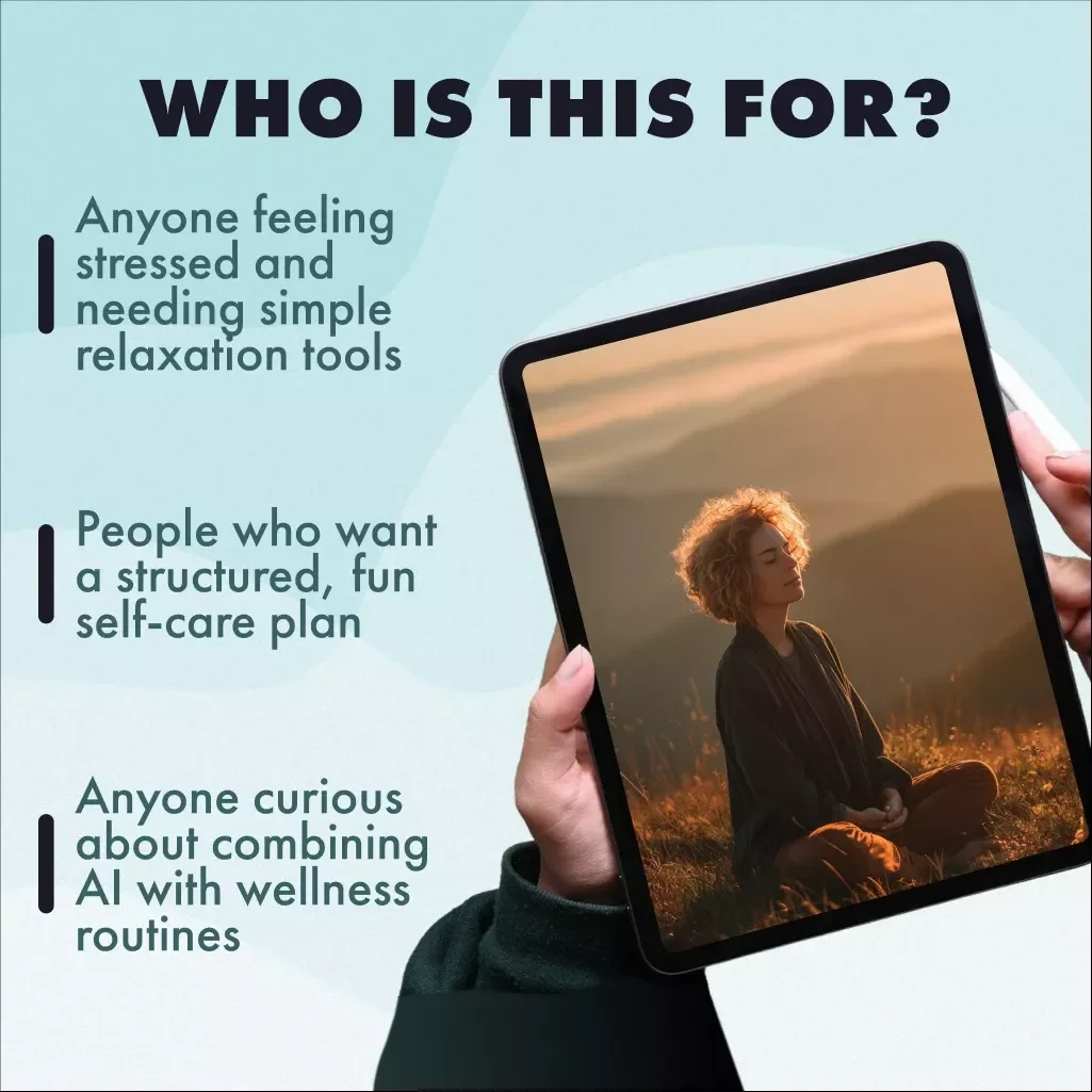 7-Day Relaxation Skills Bootcamp: Your Actionable Checklist | Digital Download eBook, Stress Relief Guide, AI-Powered Relaxation Journal