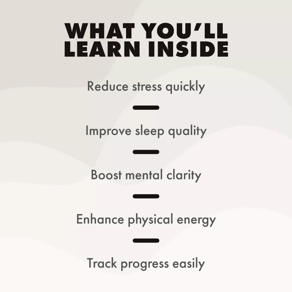 Deep Breathing Relaxation Therapy Guide | Step-by-Step Digital Download for Stress Relief, Meditation & AI Tools