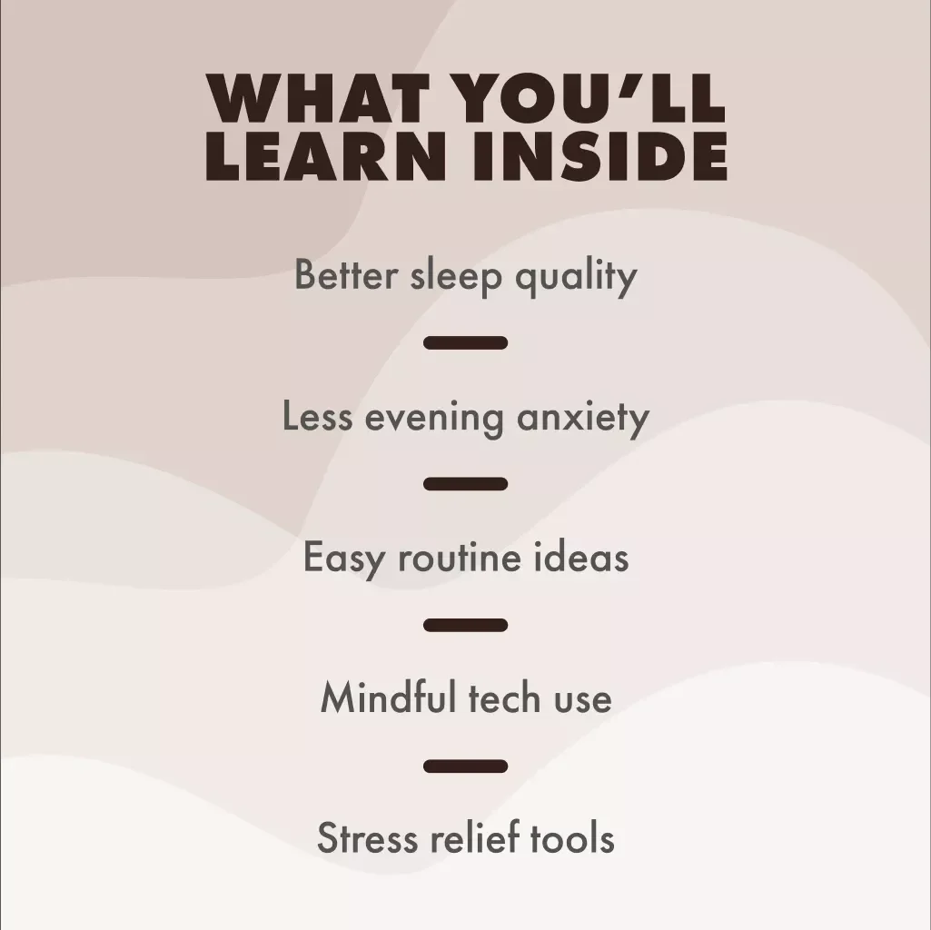 Teen Calm: Your Offline Evening Reset | Digital Guide for Teens | Teen Calm: Offline Evening Guide | eBook for Relaxation, Stress Relief & Better Sleep