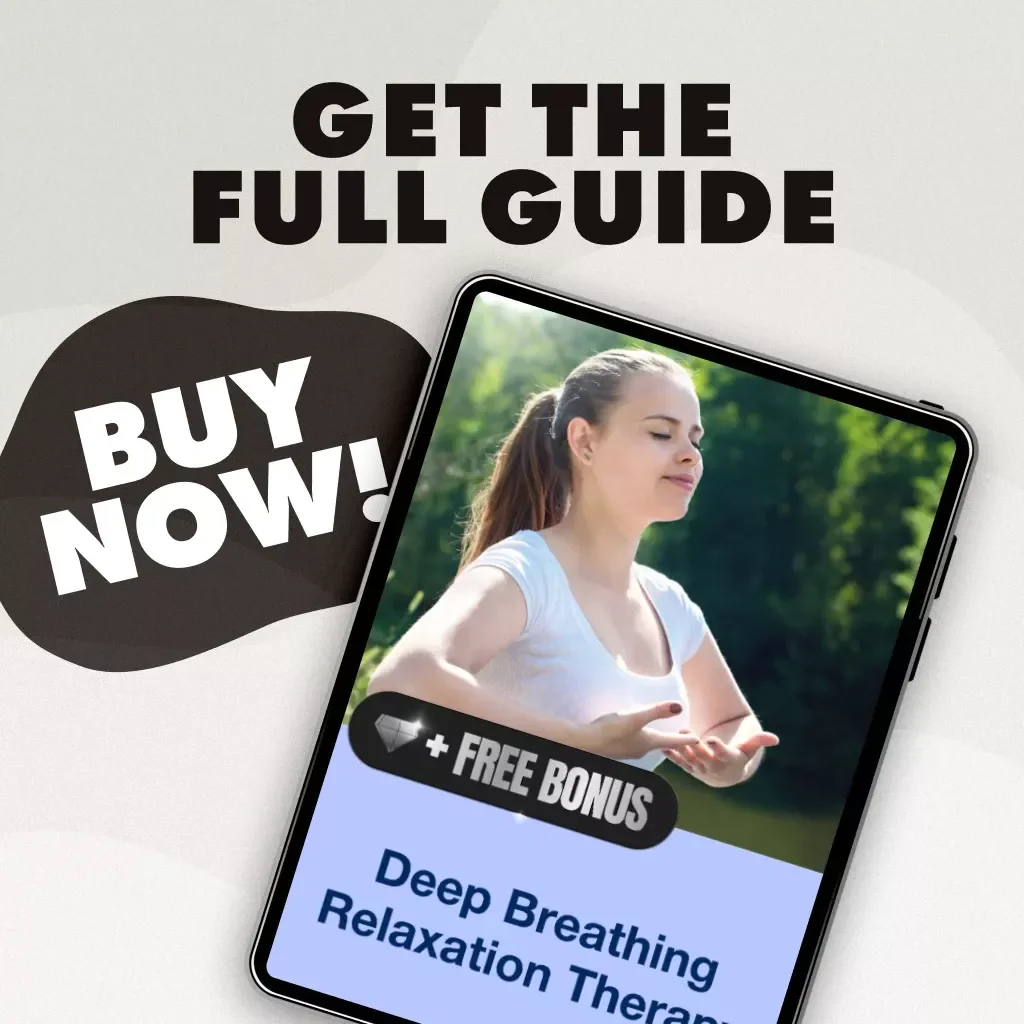 Deep Breathing Relaxation Therapy Guide | Step-by-Step Digital Download for Stress Relief, Meditation & AI Tools