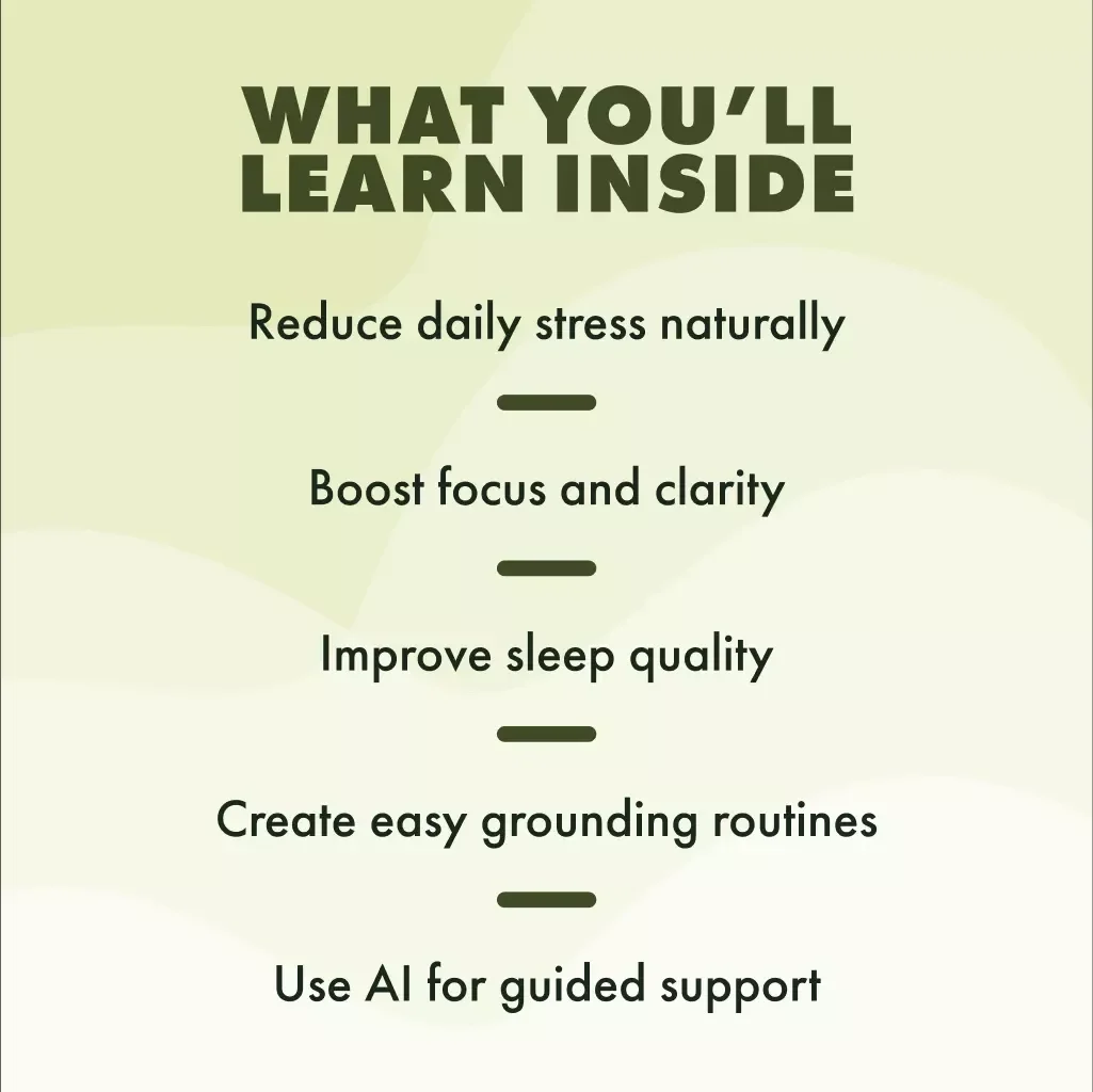 Grounded: A Practical Guide to Reconnecting with the Earth and Yourself | Digital Guide on What is Grounding or Earthing | Stress Relief, Mindfulness & Daily Practices