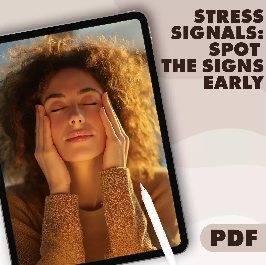 Stress Signals: Spotting the Silent Signs Before They Hit | Stress Awareness eBook | Digital Download Guide for Managing Stress, Burnout & Mental Health
