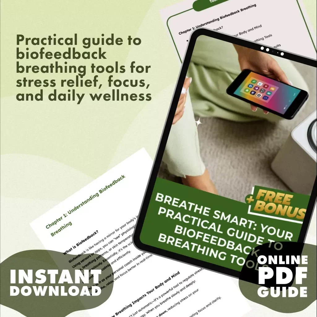 Breathe Smart: Your Practical Guide to Biofeedback Breathing Tools | Digital Download eBook, Stress Relief & Mind-Body Wellness Biofeedback Breathing Tool Guide