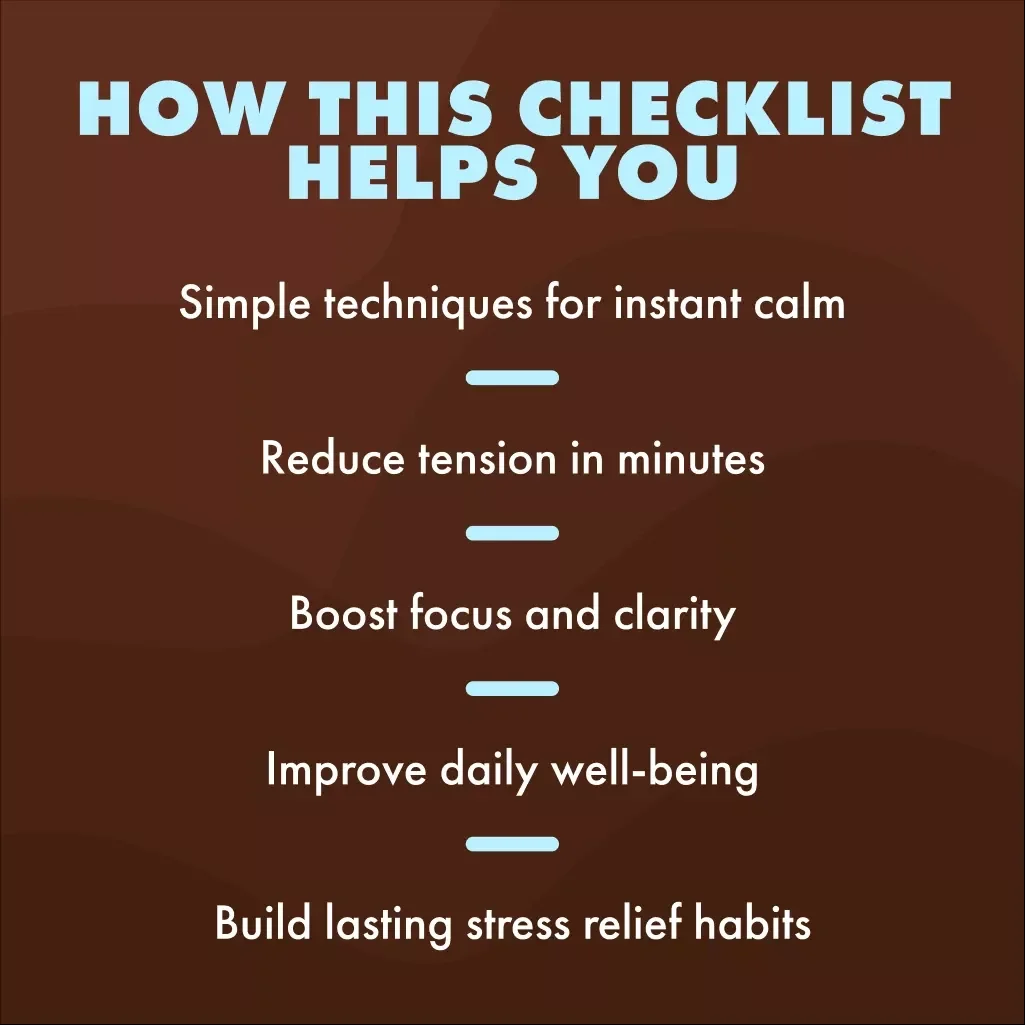 Practical Steps to Relieve Stress and Anxiety for a Calm Mind | Digital Download eBook Guide for Relaxation, Mindfulness, Self-Care, and Anxiety Relief