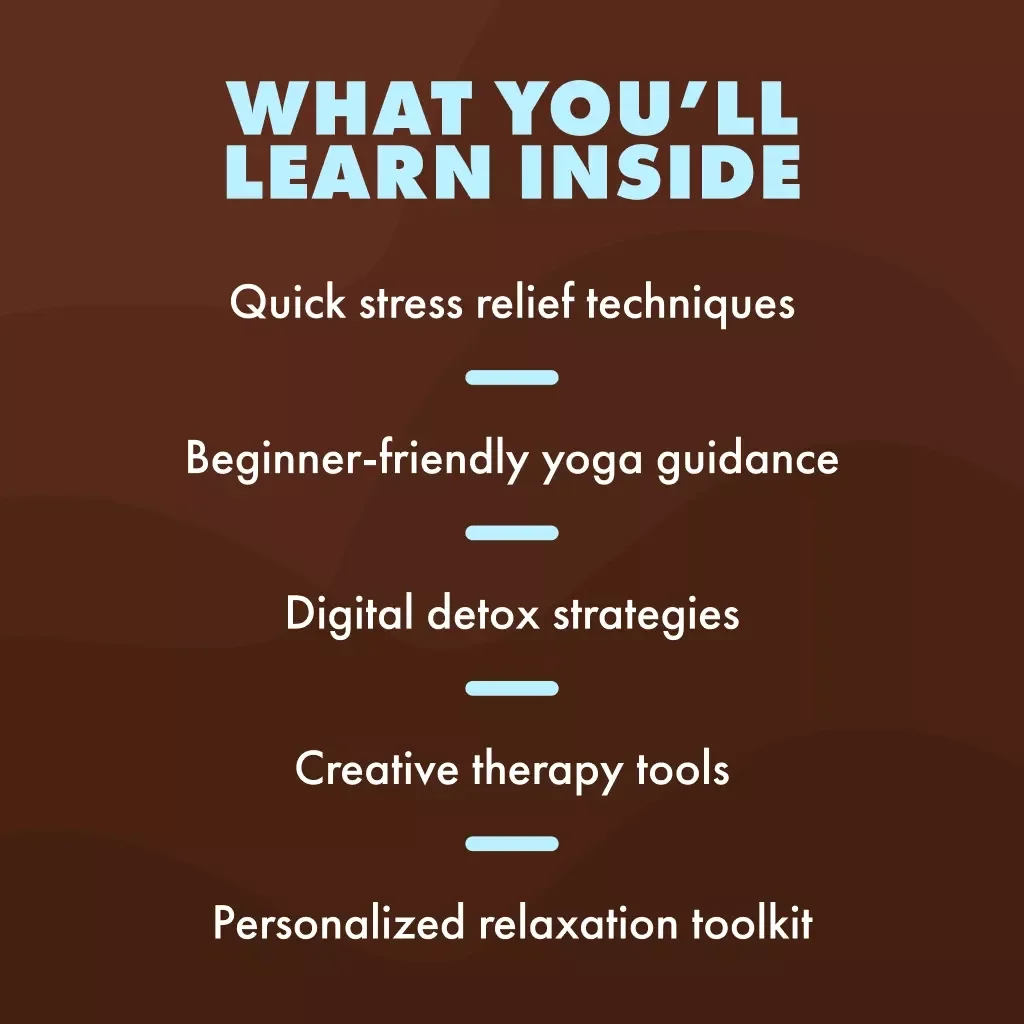 Relaxation Activities to Reset Your Mind and Body | Stress Relief eBook | Guided Breathing, Yoga, Journaling & Mindful Living Digital Download