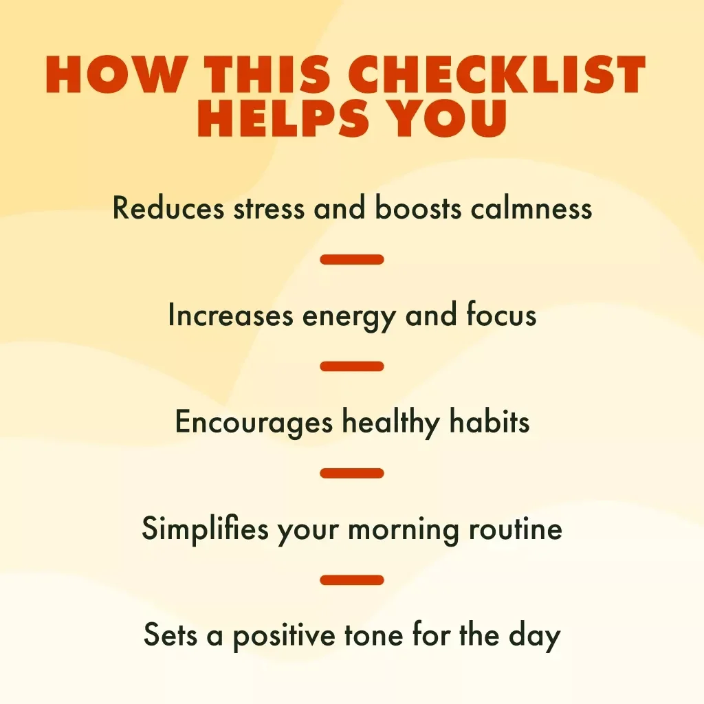 The Stress-Free Morning Checklist: Your Calming Guide to a Peaceful, Energized Start
