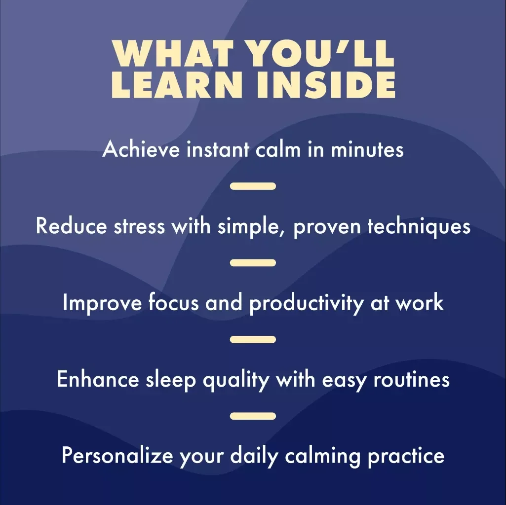Simple Grounding Steps for Instant Calm: A Quick Reset for Mind & Body Guide | Digital Download