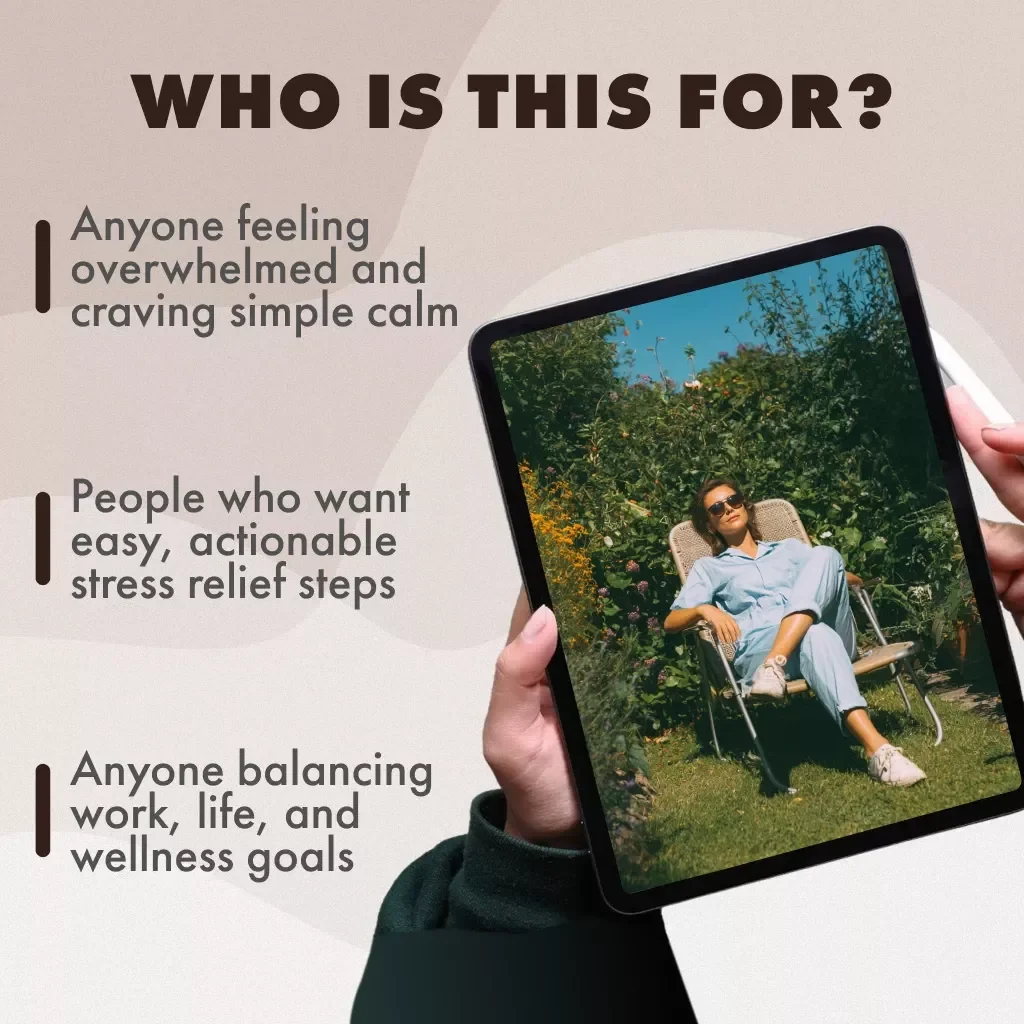 Chill Out Champions: Your Ultimate Modern Stress Relief Checklist | Digital Download eBook, Printable Self-Care Guide, Instant Wellness PDF