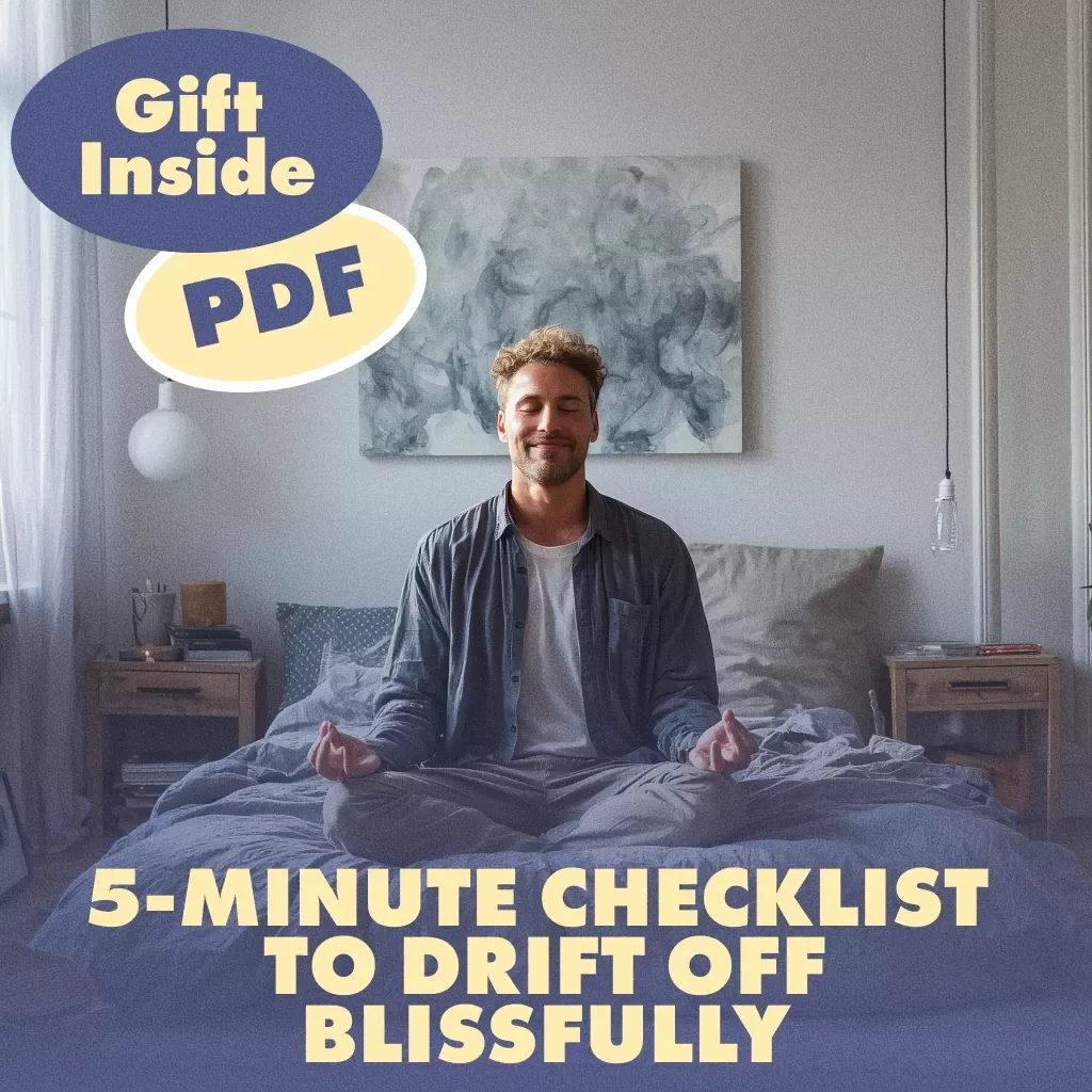 Bedtime Yoga: 5-Minute Checklist to Drift Off Blissfully | Digital Download Guide for Relaxation, Evening Ritual & Bedtime Yoga for Better Sleep