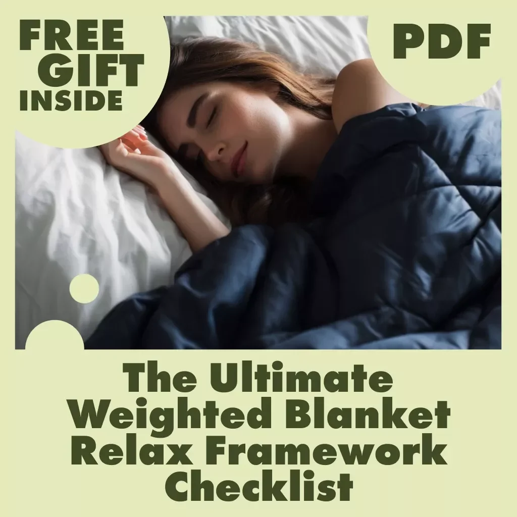 The Ultimate Weighted Blanket Relax Framework Checklist | Digital Download Self-Care Guide for Stress Relief, Better Sleep & Cozy Comfort