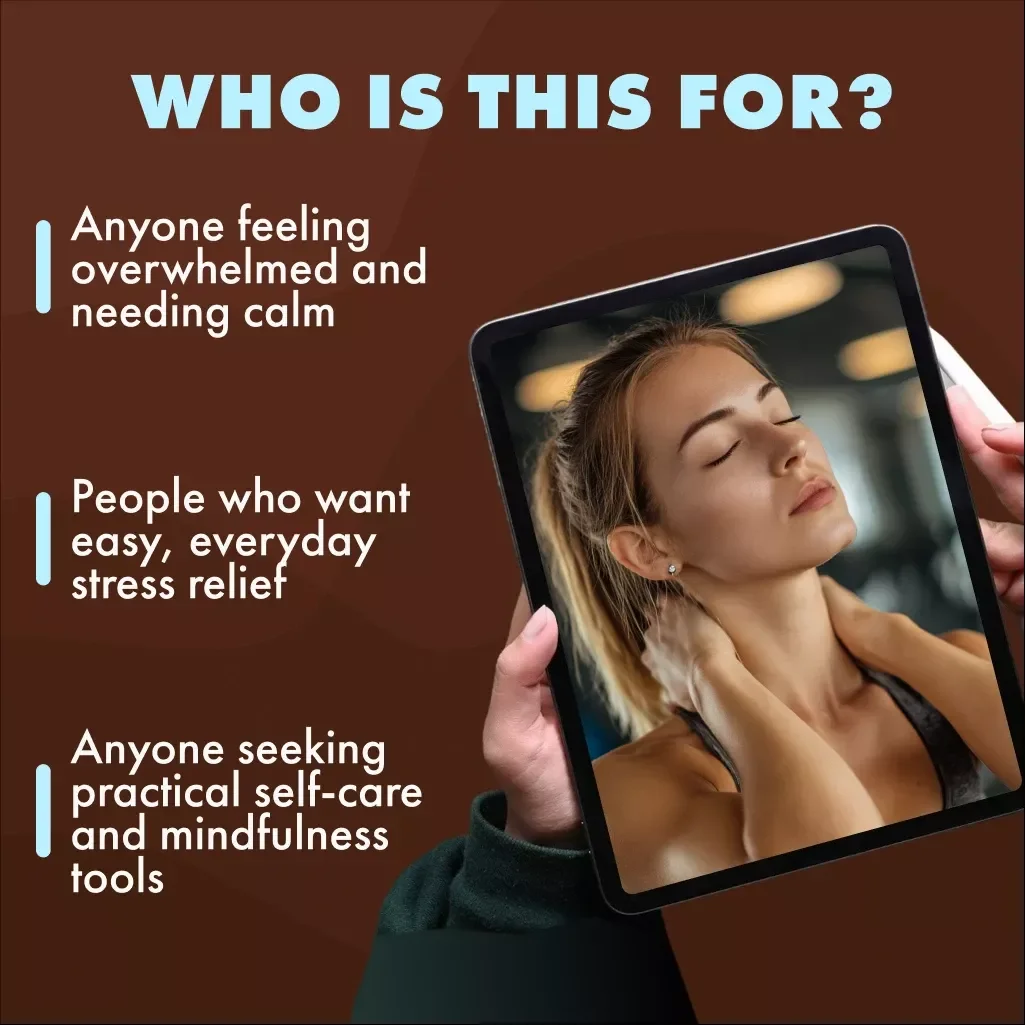 Practical Steps to Relieve Stress and Anxiety for a Calm Mind | Digital Download eBook Guide for Relaxation, Mindfulness, Self-Care, and Anxiety Relief