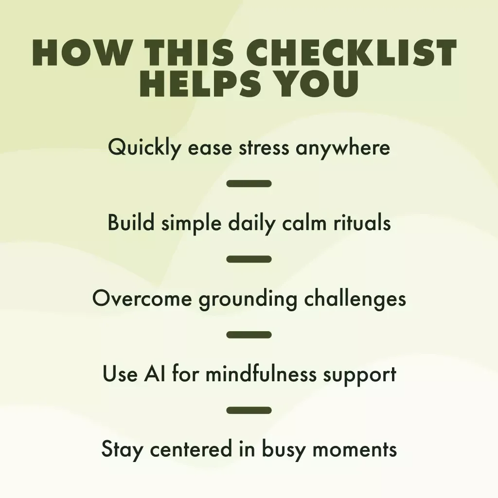 Grounded & Empowered: Simple Skills to Stay Present and Calm | Digital Grounding Skills Guide for Stress Relief & Mindfulness