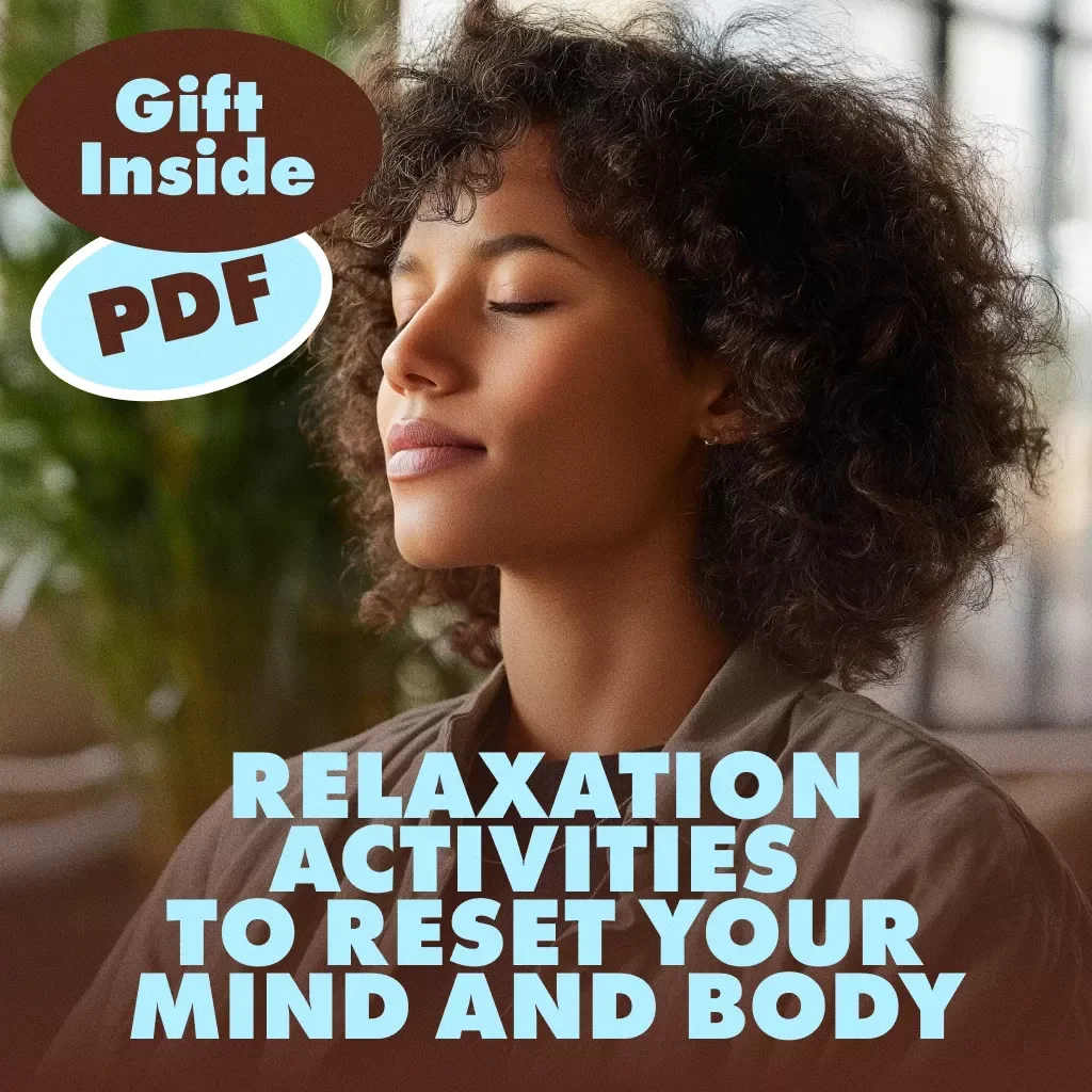 Relaxation Activities to Reset Your Mind and Body | Stress Relief eBook | Guided Breathing, Yoga, Journaling & Mindful Living Digital Download