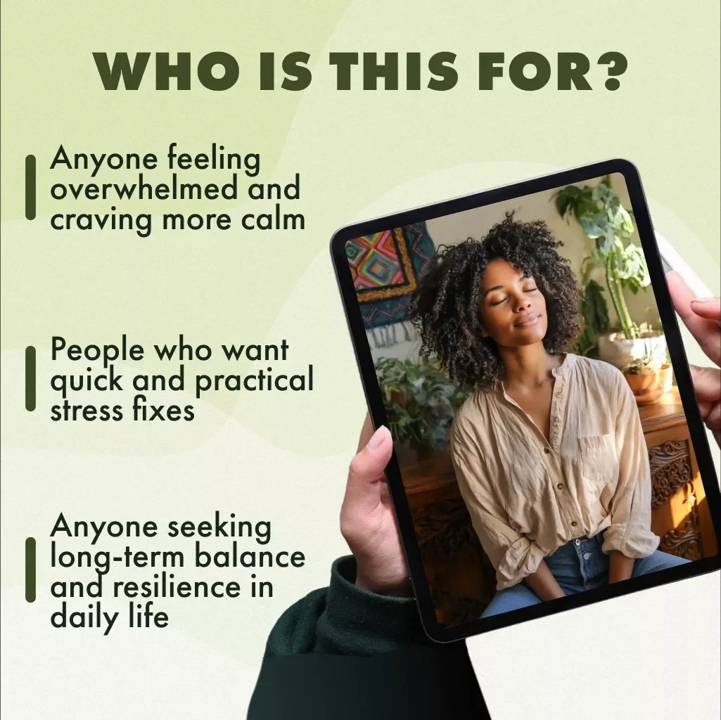 Practical Ways to Reclaim Calm in Your Life | Stress Relief eBook | Digital Download Guide with Ways to Reduce Stress, Mindfulness, and Resilience Tips