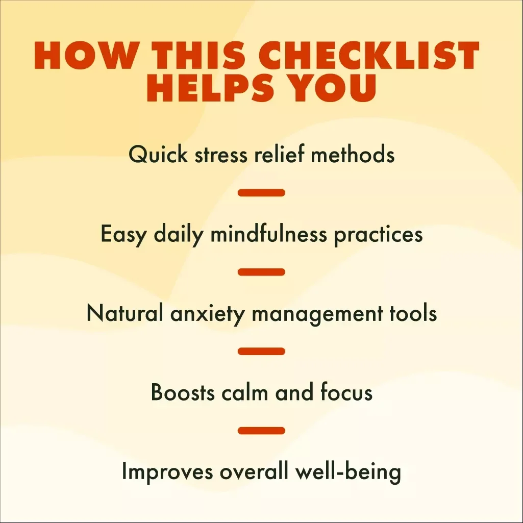 Relaxation Techniques for Anxiety | Stress Relief Digital Download | Anxiety Relief Guide, eBook & Self-Care Checklist for Calm and Mindfulness