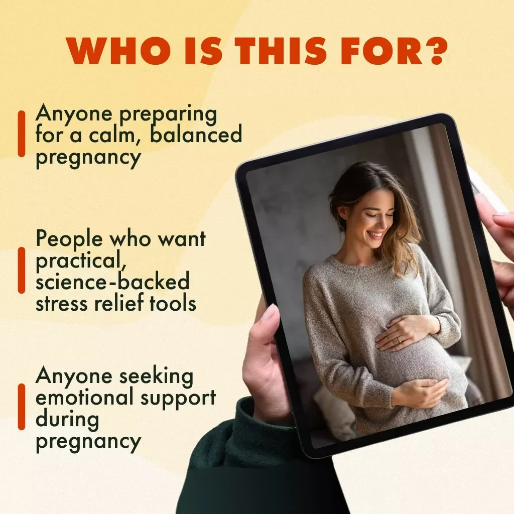 Stress-Free Pregnancy: Managing Stress 🌸 | Ebook Guide for Expecting Moms | Digital Download for Relaxation, Mental Health & Well-Being