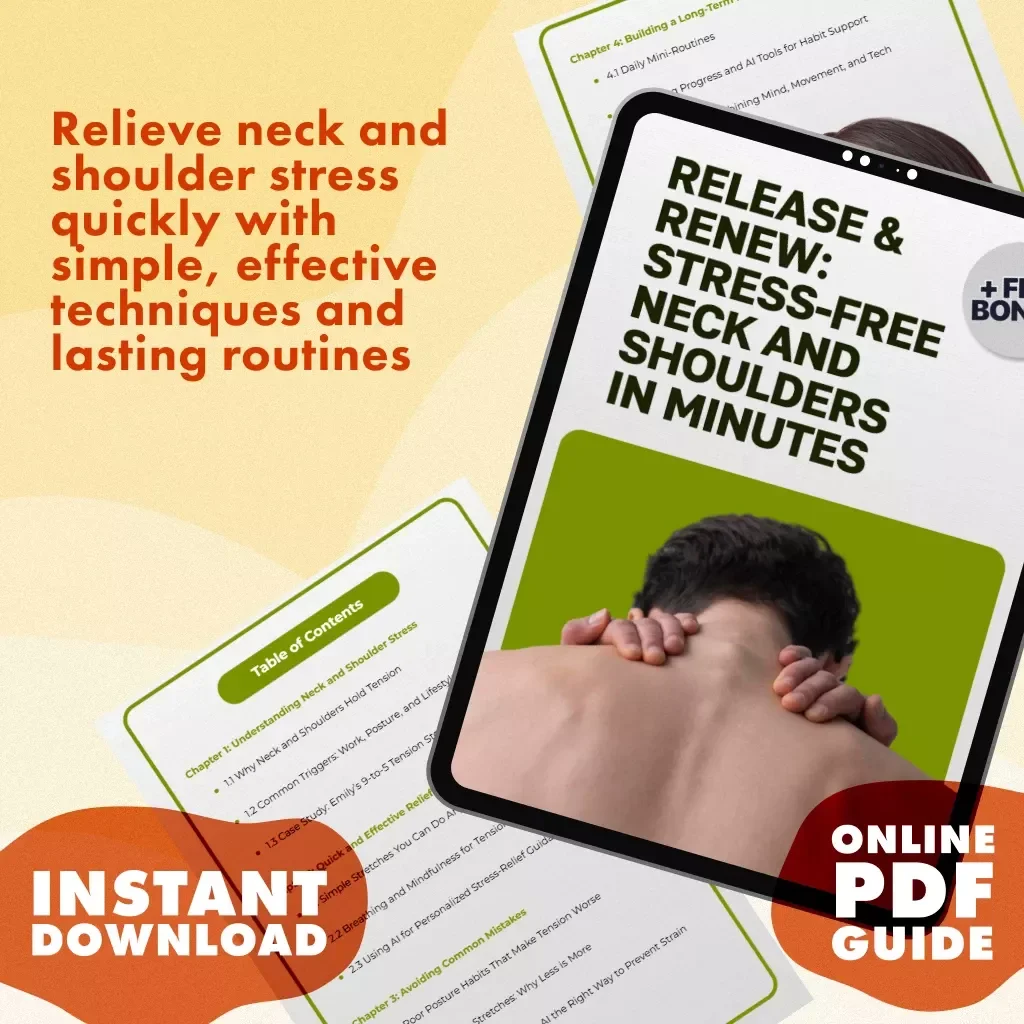 Release & Renew: Stress-Free Neck and Shoulders in Minutes | Digital Guide for Quick Relief, Posture Care & Stress-Free Living