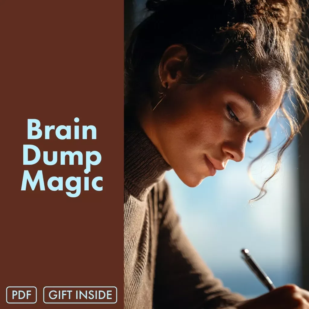 Brain Dump Magic: Clear Your Mind, Boost Your Focus | Write-It-Out Brain Dump Routine Guide | Digital Download for Mental Clarity & Productivity