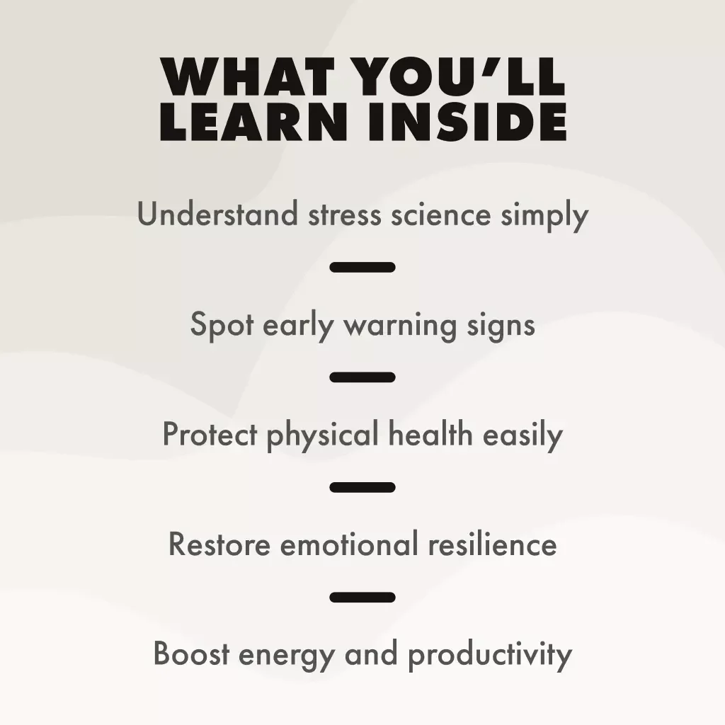 When Stress Stays Too Long The Hidden Cost of Carrying It for Years | Ebook Guide on the Long Term Effects of Stress, Chronic Stress, Burnout & Emotional Health