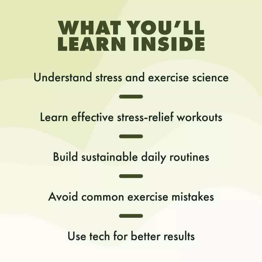 Move to Calm: Unlocking Stress Relief Through Physical Activity | Stress Management eBook | Digital Guide for Wellness, Fitness & Mind-Body Balance