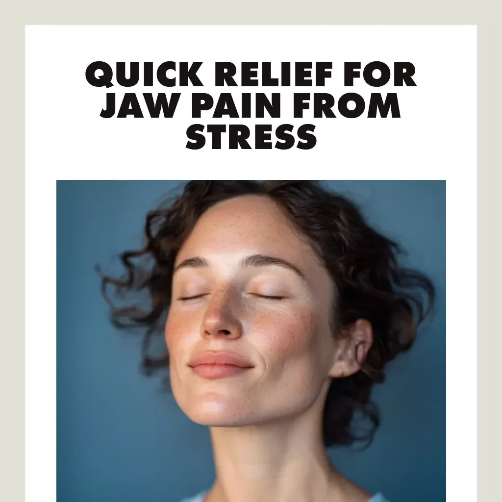 Quick Relief for Jaw Pain from Stress Checklist | Instant Digital Download | How to Relieve Jaw Pain from Stress Guide