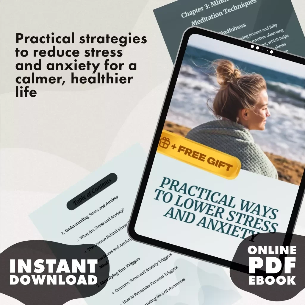 Practical Ways to Lower Stress and Anxiety | Self-Help eBook for Calm Mind, Relaxation & Better Mental Health