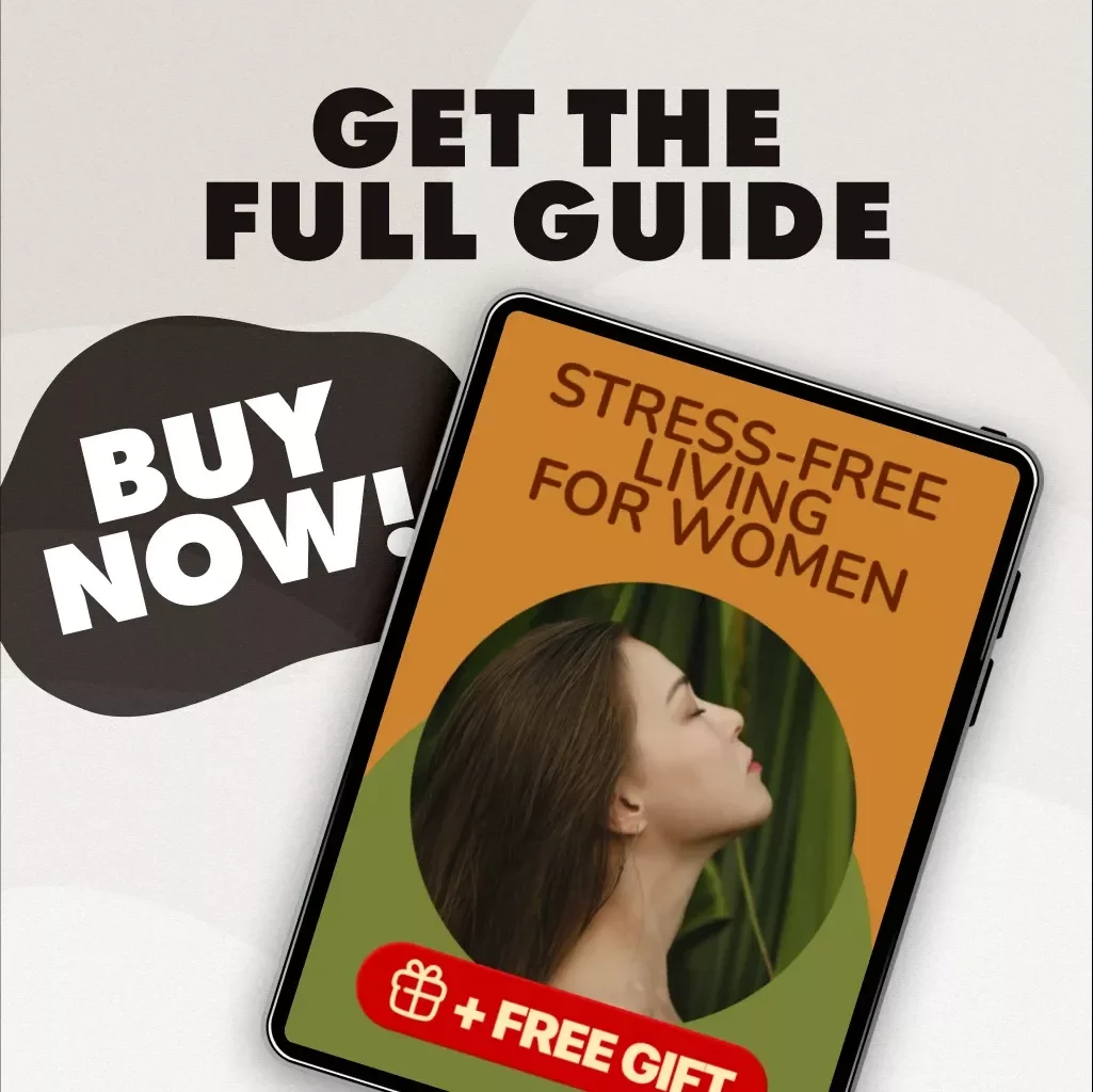 Stress-Free Living for Women | Stress Management Techniques Guide | eBook Download for Calm, Balance & Self-Care