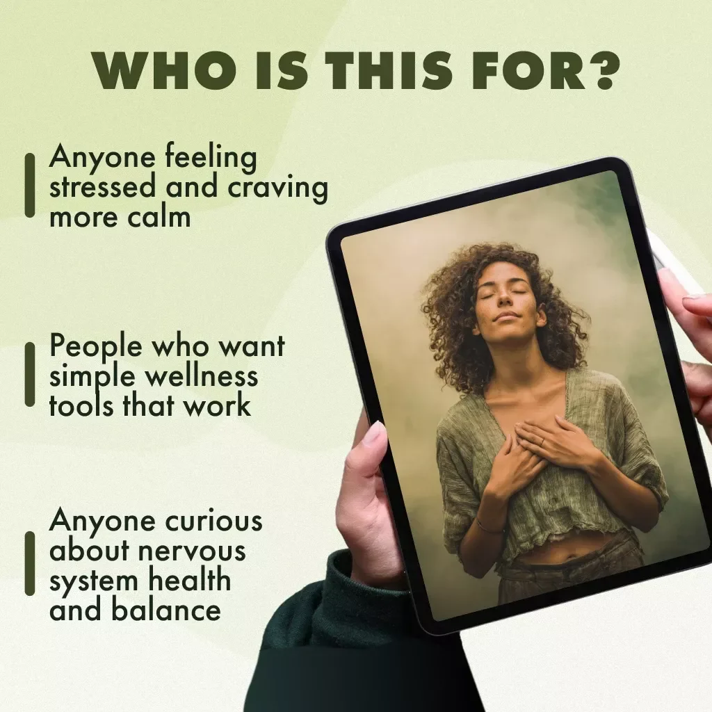Tune Your Calm: A Beginner’s Guide to Vagus Nerve Exercises | Digital Download Guide for Stress Relief, Relaxation & Nervous System Health