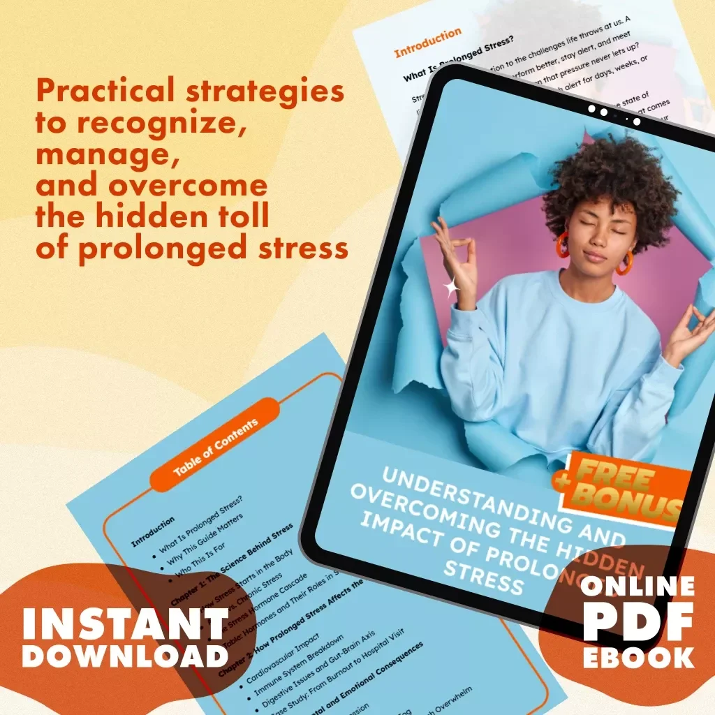 Understanding and Overcoming the Hidden Impact of Prolonged Stress | Ebook Guide on Prolonged Stress Effects, Recovery Tools, and AI Wellness Support