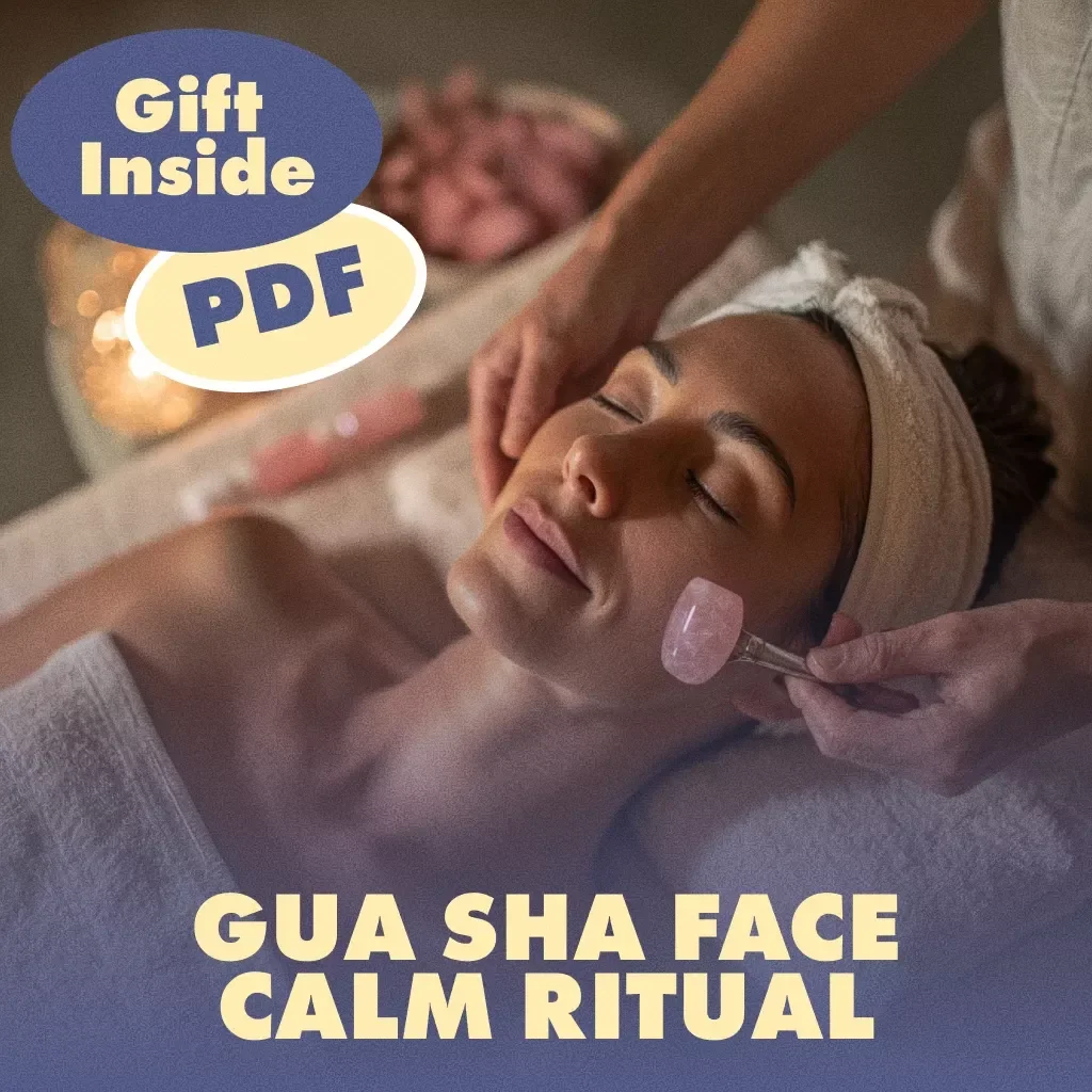 Gua Sha Face Calm Ritual: Quick Checklist | Digital Download Self-Care Guide for Relaxation, Skincare & Stress Relief