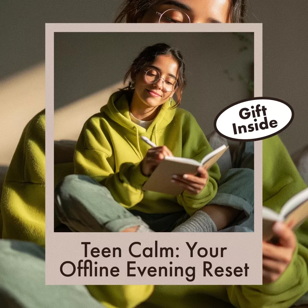 Teen Calm: Your Offline Evening Reset | Digital Guide for Teens | Teen Calm: Offline Evening Guide | eBook for Relaxation, Stress Relief & Better Sleep
