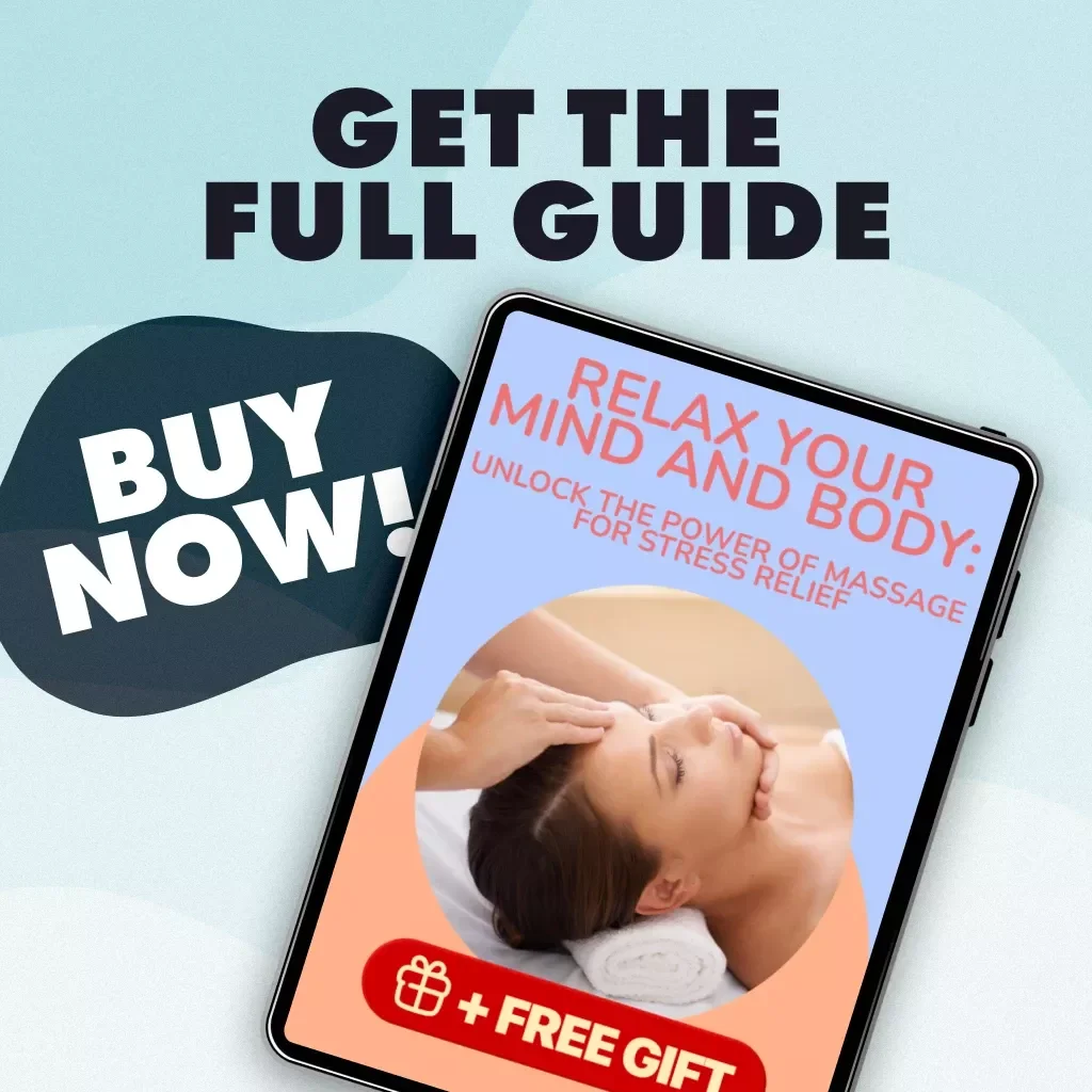 Relax Your Mind and Body: Unlock the Power of Massage for Stress Relief | Digital Download Guide | Massage for Stress Relief eBook, Self-Care Checklist, Wellness Resource