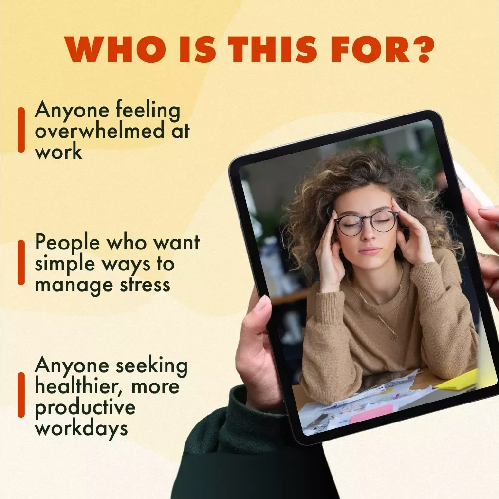 How to Deal with Stress at Work | Digital Guide for Workplace Wellness, Productivity & Stress Management