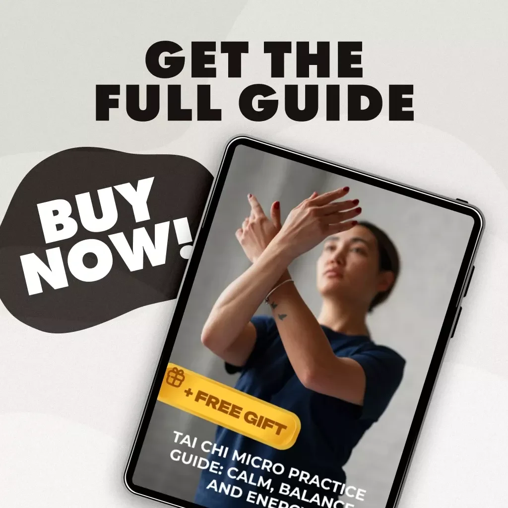 Tai Chi Micro Practice Guide: Calm, Balance, and Energy | Digital Download | Mindfulness, Wellness & Daily Routine eBook