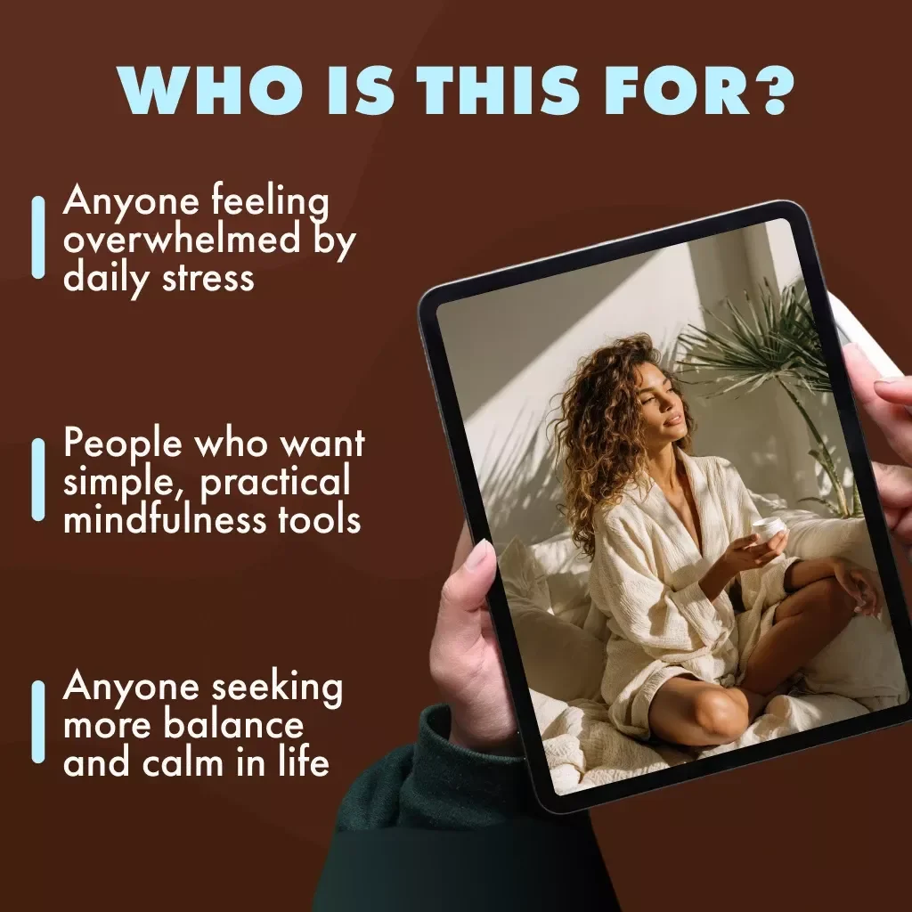 A Simple Guide to Stress Relief Through Mindfulness | Digital Download Guide for Beginners | Mindfulness Practices for Stress Relief eBook
