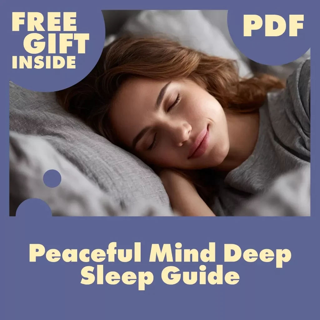 Peaceful Mind Deep Sleep Guide | Meditation for Relaxation and Sleep | Digital Download eBook & Checklist for Better Rest
