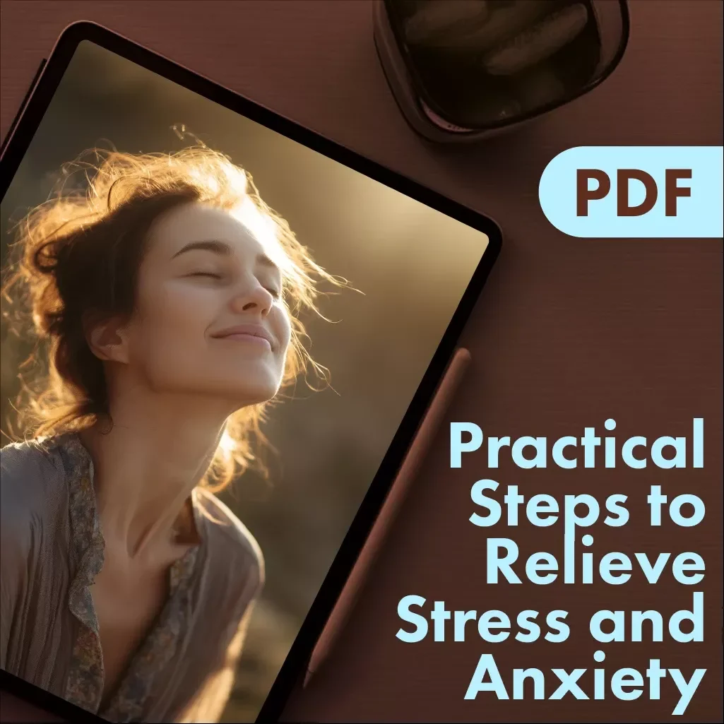 Practical Steps to Relieve Stress and Anxiety for a Calm Mind | Digital Download eBook Guide for Relaxation, Mindfulness, Self-Care, and Anxiety Relief